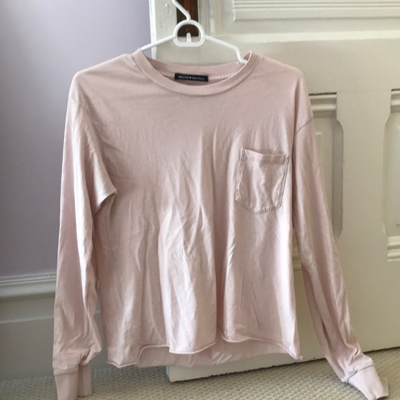 Brandy Melville Tops - Brandy melville pink long sleeve- TRADE